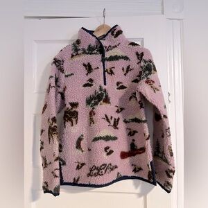 L.L. Bean Signature Pink Fleece - Size XS